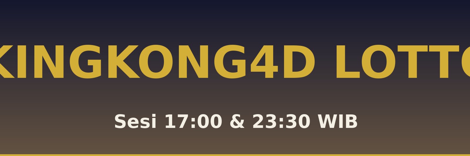 Kingkong4D Lotto Ranah Pesisir